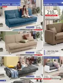 Volantino Mondo Convenienza Pagina 74: Divano letto Dante 3 posti €198,00, Divano letto Dante 3 posti €198,00