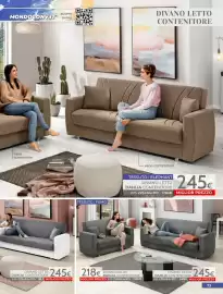 Volantino Mondo Convenienza Pagina 75: Divano relax Dahlia contenitore €218,00, Divano letto Dahlia contenitore €245,00