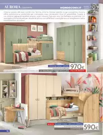 Volantino Mondo Convenienza Pagina 78: Soppalco Aurora €970,00, Composizione tipo 4 €590,00