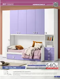Volantino Mondo Convenienza Pagina 85: NUVOLA FRASSINO | BIANCO | MALVA² PONTE ALFA 6 ANTE €540,00