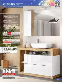Volantino Mondo Convenienza Pagina 97: Componibile bagno Amburgo + LED €325,00
