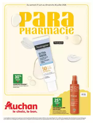 Catalogue Auchan Parapharmacie (valable jusqu'au 26-07)