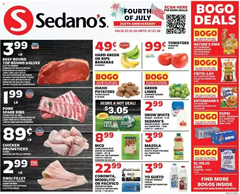 Sedano's (valid until 8-07)