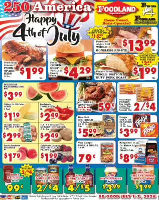 Foodland (valid until 8-07)