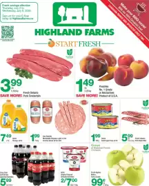 Highland Farms flyer week 27 Page 1