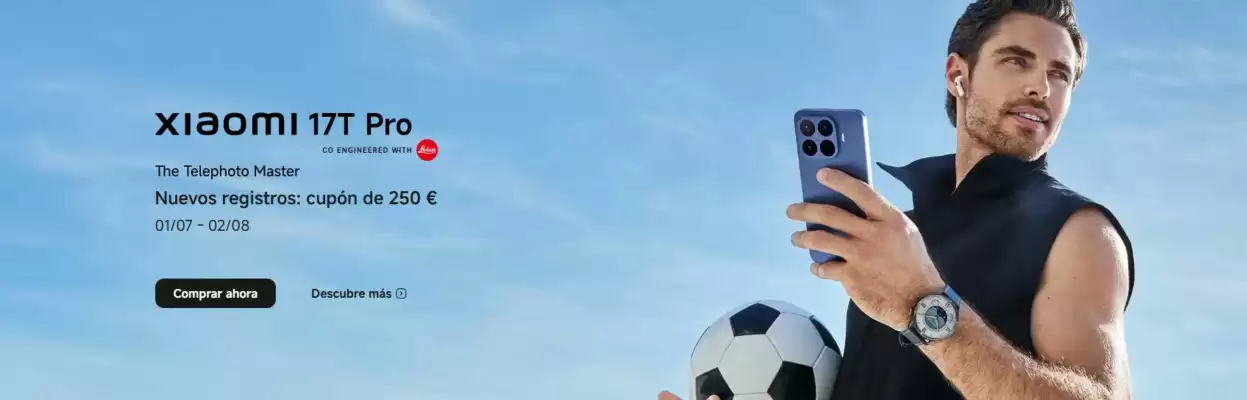 Folleto Xiaomi (válido hasta el 2-08)