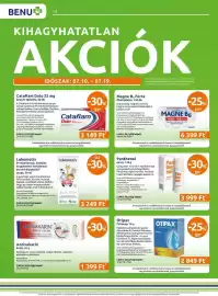 Benu Gyógyszertárak akciós újság Oldal 14