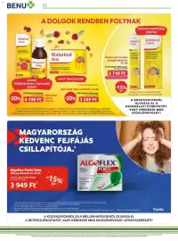 Benu Gyógyszertárak akciós újság Oldal 22
