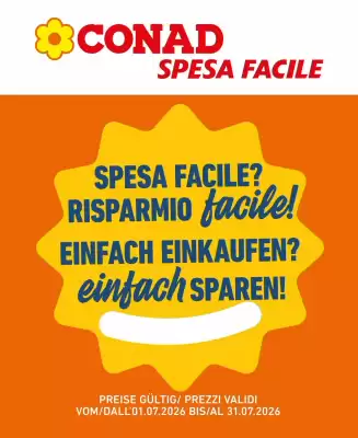 Volantino Spesa Facile Conad (valido fino al 12-07)