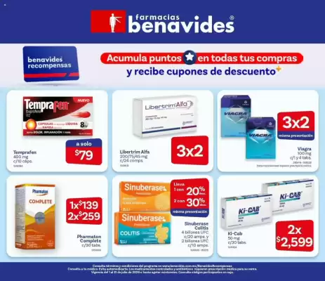 Farmacias Benavides (válido hasta 31-07)