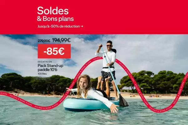 Decathlon (valable jusqu'au 31-07)