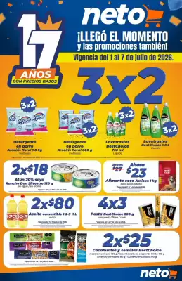 Tiendas Neto (válido hasta 7-07)