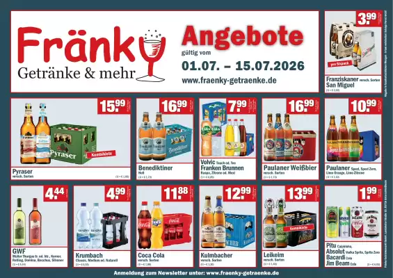 Fränky Getränke (gültig bis 15-07)