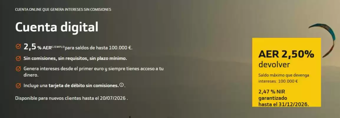 Evo Banco (válido hasta el 20-07)