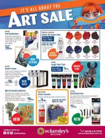 Eckersley's Art & Craft catalogue Page 1