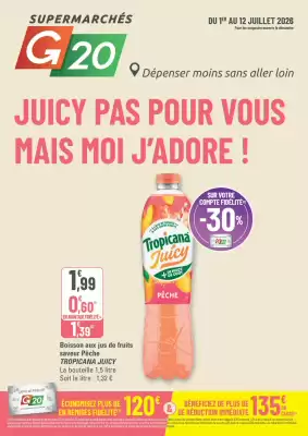 G20 (valable jusqu'au 12-07)