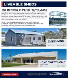 Wide Span Sheds catalogue Page 17