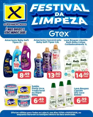 Folheto X Supermercados (válido até 6-07)