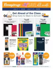 Kinney Drugs weekly ad Page 1