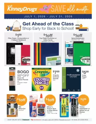 Kinney Drugs (valid until 31-07)