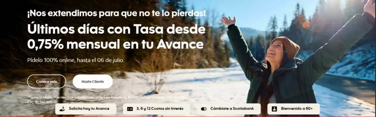 Scotiabank (válido hasta 8-07)