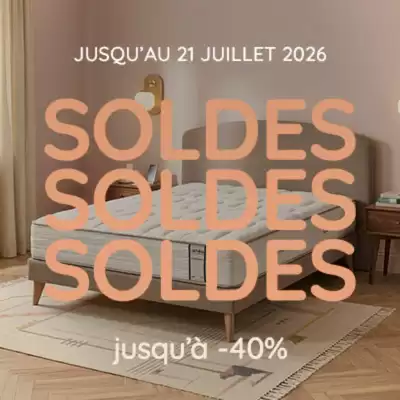 Catalogue Maison de la Literie (valable jusqu'au 21-07)