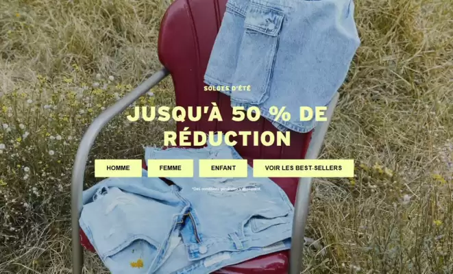 Levi's (valable jusqu'au 21-07)