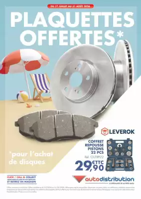 Autodistribution (valable jusqu'au 31-08)