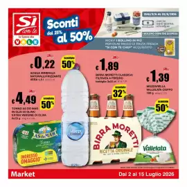 Volantino Sì con te Market Pagina 1