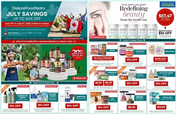 Natural Food Pantry flyer (valid until 31-07)