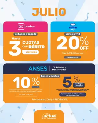 Catálogo Actual Supermercados (válido hasta 31-07)