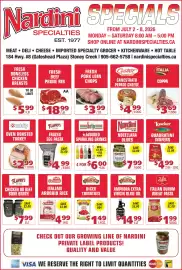 Nardini Specialties flyer week 27 Page 1