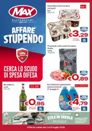 Volantino MAX Supermercati Pagina 1