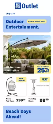 Big Box Outlet Store (valid until 8-07)