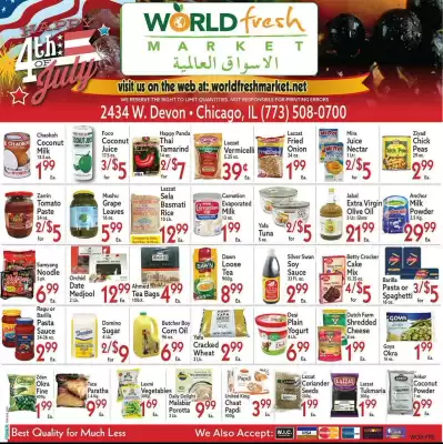 World Fresh Market (valid until 7-07)