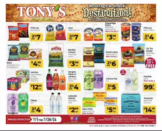 Tony’s Fresh Market weekly ad Page 1