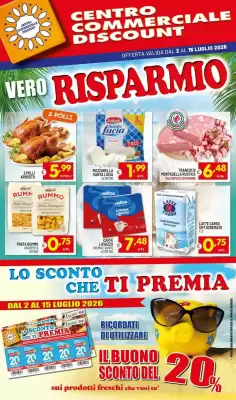 Volantino Centro Commerciale Discount (valido fino al 15-07)