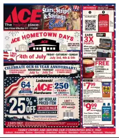 Ace Hardware flyer Page 1