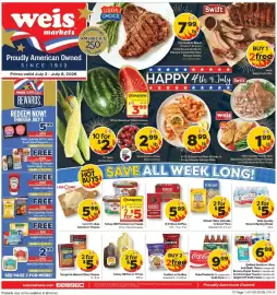 Weis Markets weekly ad week 27 Page 1