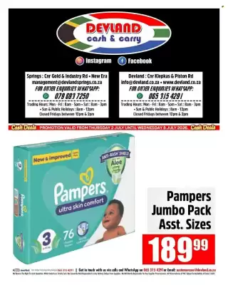 Devland Cash And Carry catalogue (valid until 8-07)
