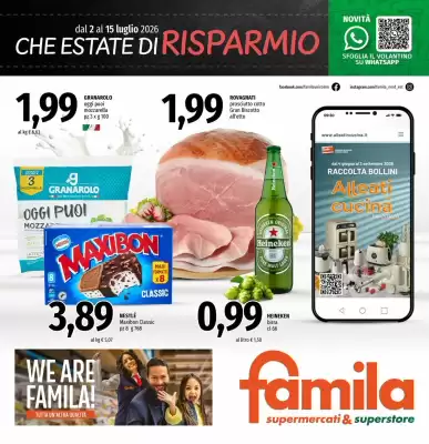Volantino Famila (valido fino al 15-07)