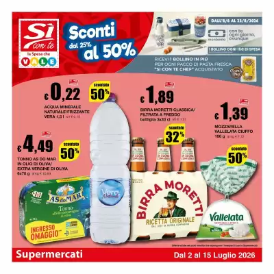 Sì con te (valido fino al 15-07)