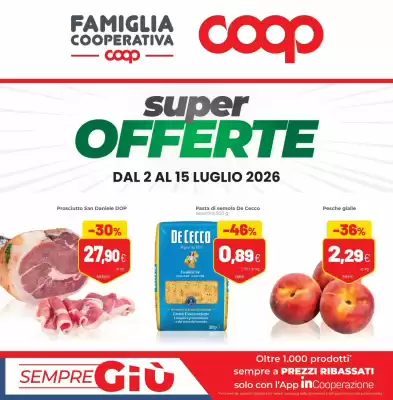 Volantino Coop famiglia cooperativa (valido fino al 15-07)