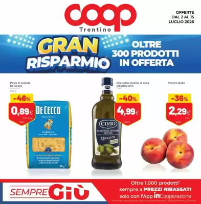 Coop Trentino (valido fino al 15-07)