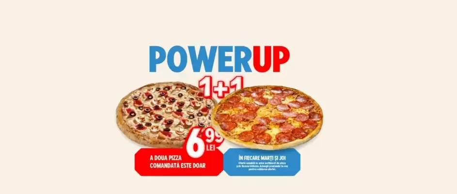 Domino's Pizza (valid până la 15-07)