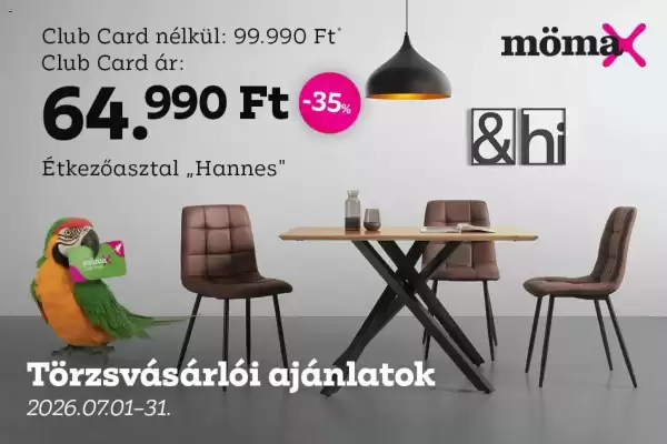 Mömax akciós újság (érvényes eddig: 31-07)