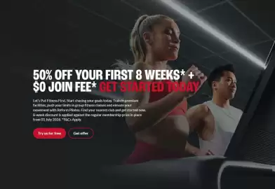 Fitness First catalogue Page 1