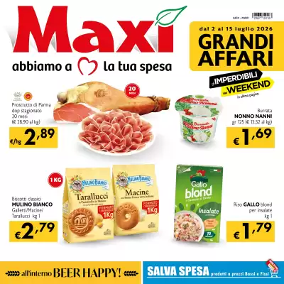 Maxi (valido fino al 15-07)
