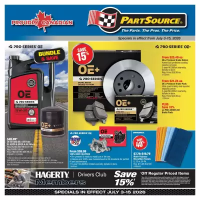 PartSource flyer