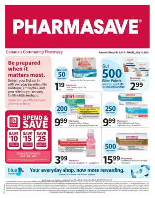 Pharmasave (valid until 16-07)